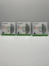 MEMOREX Mini DVD-RW Camcorder Discs 3 Pack 2 X 1.4GB 30 min Single Sided picture