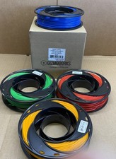 NEW: BOX OF 4 Gizmo Dorks 3D Printer Filament PLA 1.75mm K6VM Multicolor picture