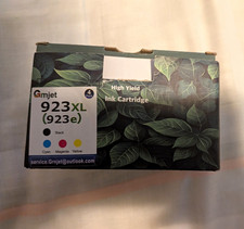 Gmjet 923XL (923e) Compatible High Yield Ink 4-Pack BK/C/M/Y for HP -Remanufacte picture