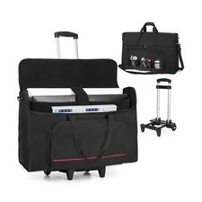 Trunab Rolling Monitor Carry Case for 24-27 Inch Monitors with Detachable Tro... picture