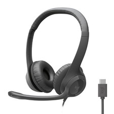 Logitech H391 Wired Headset PC/Laptop Stereo Headphones, USB-C, Graphite picture