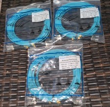 3 Pack Jeirdus Patchcord ST/PC-ST/PC 50/125 3.0mm MM DX 10M picture