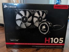CORSAIR Hydro Series H105 Extreme Performance 240mm Liquid Cooler CW-9060016-WW picture