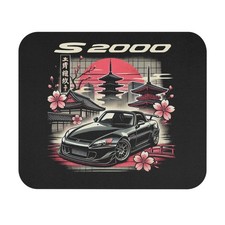 S2000 Mouse Pad JDM Black AP2 Roadster Tokyo Temple Cherry Blossom Mat picture