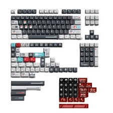 183Key Keycap Set Featuring heat Sublimated Moon Program for Mechanical Keyboard picture