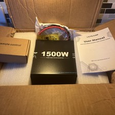 1500W Pure Sine Wave Power Inverter - Transfer Switch for RV Camping 3000W Peak picture