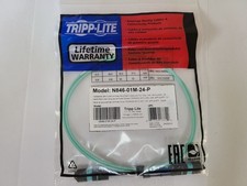 MTP-MTP OM3 Fiber Patch Cable - 3ft (Tripp Lite N846-01M-24-P) picture