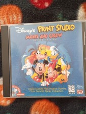 1995 Disney Interactive Mickey And Crew Print Studio Deluxe Edition PC CD-ROM picture