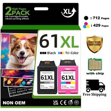 61XL Ink Cartridge Replacement for HP OfficeJet 2620 4630 4635 4632 Printer picture