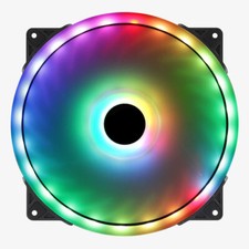 RGB 20CM 200mm Quiet High Airflow Computer PC Cooling Case Fan, 4-pin connector picture