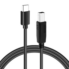 Flexible 10ft USB C to USB B Printer Cable for MacBook Pro/Air, Compatible with picture