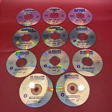 Lot Of 11 1990s CD ROM Household Phone Numbers Yellow Pages Streets Etc. picture