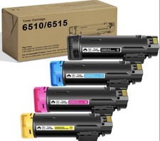 4 Pack Toner Cartridges for Phaser 6510 & WorkCentre 6515 Printers picture