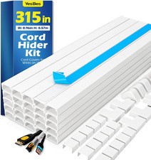 315In Cord Hider Kit, Paintable Cable Raceway, Wall Cord Covers picture