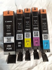Genuine CANON 250/251 Genuine Ink Cartridges Set picture