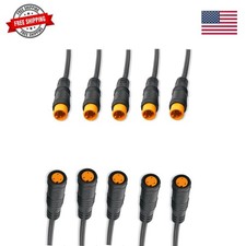 Julet 4Pin 3pin 2pin Male Female Waterproof Cable Electric Bike Extension Cab... picture