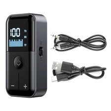 Bluetooth 5.4 Transmitter and Receiver with Battery Indicator 3.5mm Aux Adapter picture