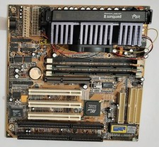 PCChips M726 Slot 1 AGP ISA Retro Motherboard + Pentium II 350MHz + 128MB RAM picture