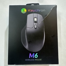 Keychron M6 Wireless Gaming Optical Mouse, Tri-Mode 2.4 GHz/Bluetooth 5.1 picture
