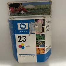HP 23 Tri-Color Inkjet Print Cartridge New in Box Expired Ink Cartridge picture