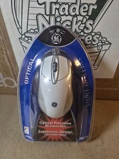 GE Optical Computer Mouse 97986 White - Wired PS2 - Scroll - NEW picture