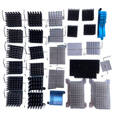 PC Computer Motherboard Heat Sink Lot 28 Video CPU Mostly Dell Sinks Processor picture