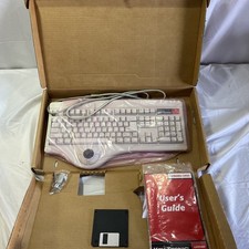 Vintage Keytronic Lifetime Series Keyboard w/ Built In Trackball Retro Computer picture