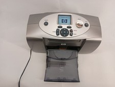 2002 HP Photosmart 230 Desktop Photo Printer Powers ON No Paper To Test picture
