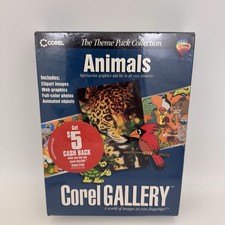 COREL GALLERY Animals Theme Pack Collection SEALED NEW NOS - 8000 Clipart Images picture