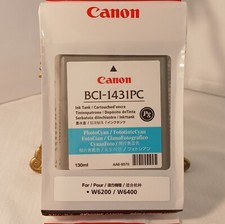 GENUINE Canon BCI-1431PC Photo Cyan for imagePROGRAF W6200 W6400 picture