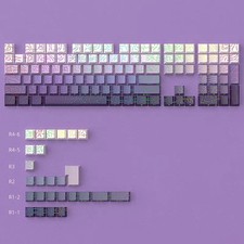 PBT Cherry Profile Keycaps Gradient Shine-Through 97/133 Keys Mechanical picture