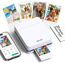 NELKO Pocket Inkjet Photo Printer Compact Portable Wireless Printer picture