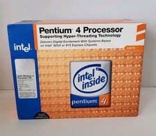 Vintage Intel Pentium 4 550 3.4GHz Processor HT SL7J8 LGA 775 SEALED BNIB picture