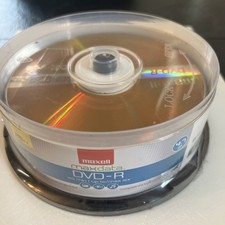 Maxell DVD-R 4.7GB 120 min Max Data 16X Speed 25pk New Sealed picture