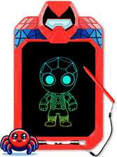 LCD Writing Tablet for Kids 10 Inch Spider Hero for Toddler 3 4 5 6 7 8 - Paint, picture