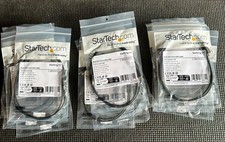 Lot of 15 StarTech RUSB2CC1MB USB-C to USB-C Cables 1m 60W Rugged Black NEW picture