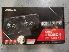 BOX ONLY ASRock Challenger D Radeon RX 6600 XT OC Retail Packaging - NO GPU picture