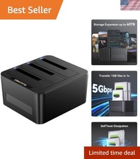 Versatile Hard Drive Enclosure for 2.5”/3.5” Drives - Hot Swappable, USB A/C 3.0 picture