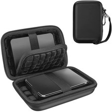 ProCase Hard Case for 2.5in Portable Hard Drive Holds 2 Black Japan Import picture