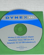 Dynex DX-BUSB Wireless G USB Network Adapter Driver Installation CD Only picture