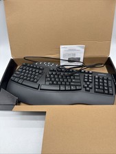 Perixx Keyboard PERIBOARD 512 USB Wired Full-Size Ergonomic - Black picture