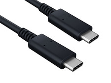 6in USB C to USB C Cable 10Gbps 4K Video 60W PD USB 3.2 Gen 2 Black picture