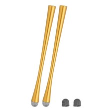 2 Pcs Slim Waist Stylus Pens for Touch Screens,Universal Capacitive Stylus, Gold picture