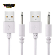 BATSOEASY 2 Pack 2.7ft Replacement DC Charging Cable, 10 centimeters, White  picture