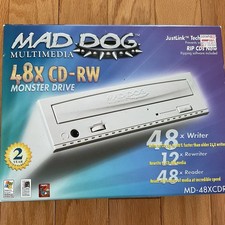 Vintage Mad Dog Multimedia 48X CD-RW Monster Drive Internal IDE Drive NEW/NIB picture