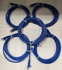 CAT5 Ethernet ICC CAT5E patch cable 7 FT -  Lot Of  5-- 7ft Cables-New picture