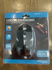 Gaming Mouse Smart Point Multi-Color Changing LED Compatible W/Mac & PC NEW picture