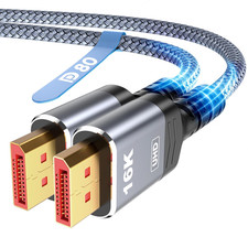 80Gbps Displayport Cable 2.1 6.6FT, 16K@60Hz, 8K@120Hz, 4K@240Hz, DP picture