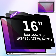 2 Pack Privacy Screen Compatible with MacBook Pro 16 Inch Screen Protector (2021 picture