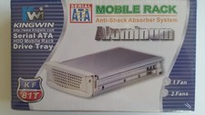 Kingwin KF-81T Serial ATA HDD Mobile Rack Drive Tray - NEW(Beige/Black) picture